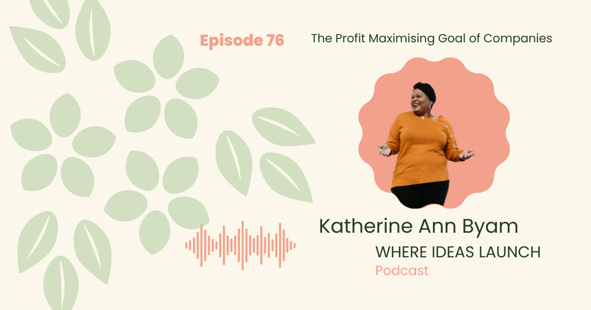 076 The Profit Maximising Goal of Companies